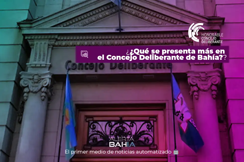 ¿Qué se presenta más en el Concejo Deliberante de Bahía?