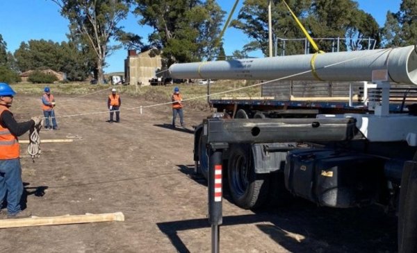 Avanza el Plan Hídrico Integral en Bahía Blanca y Coronel Rosales con una inversión millonaria.