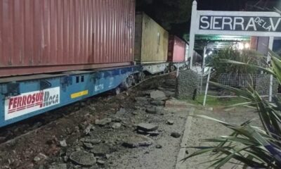 Descarrilamiento de tren en Sierra de la Ventana genera preocupación.