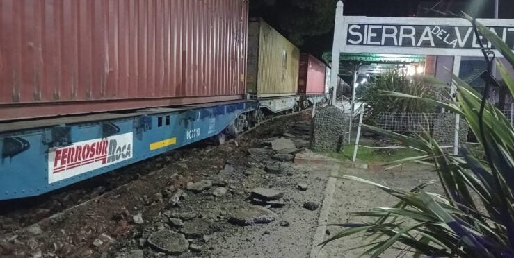 Descarrilamiento de tren en Sierra de la Ventana genera preocupación.