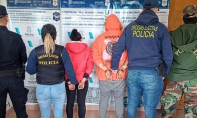 Detienen a dos jóvenes en Pedro Luro por presunta venta de droga.