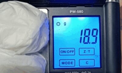 Dos detenidos por venta de drogas en allanamiento en Bahía Blanca.