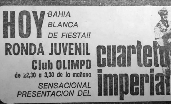 El Cuarteto Imperial impactó con su presentación en Bahía Blanca.