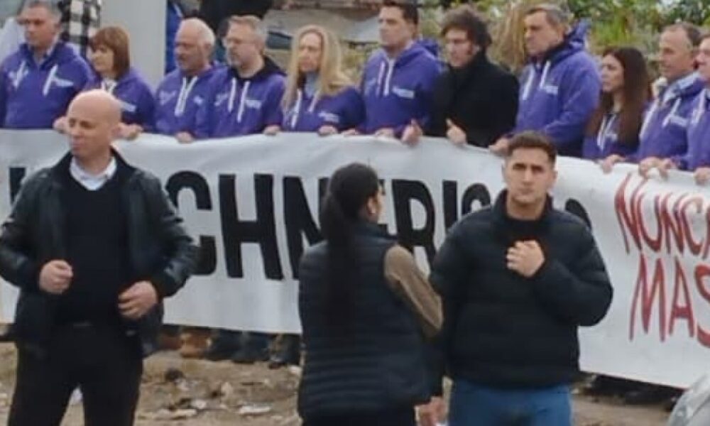 Espinoza denuncia: Milei apenas 5 minutos con los pobres de La Matanza.