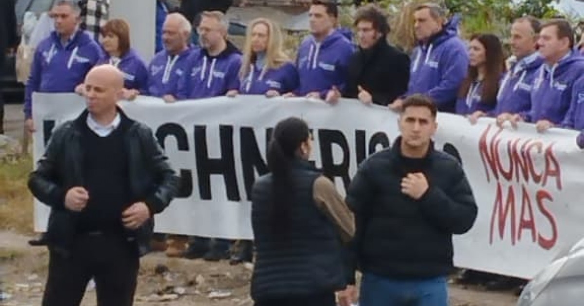 Espinoza denuncia: Milei apenas 5 minutos con los pobres de La Matanza.