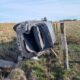 Pringlense sale ileso tras volcar en ruta 85.