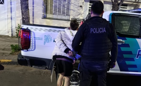 Quedó grabado: detienen al ladrón de una cámara en San Martín.