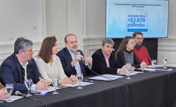 Susbielles explica destino de donaciones y repudia campaña sucia por inundación.